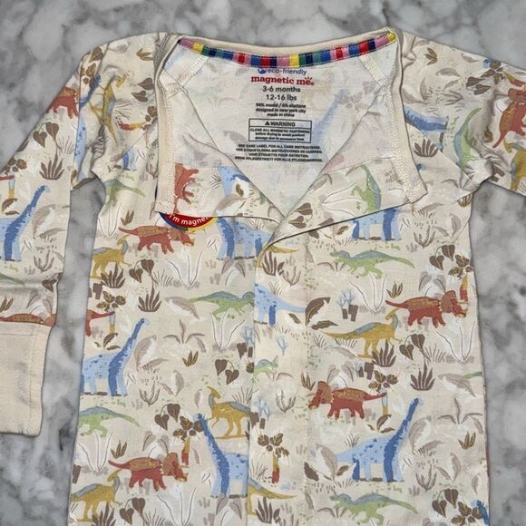 Magnetic Me Modal Colorful Dinosaur Kids Footie - Picture 2 of 4